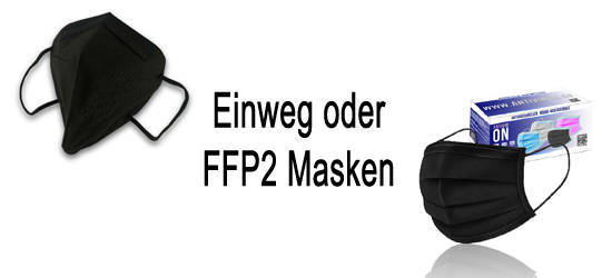 Einwegmasken & FFP2 Masken